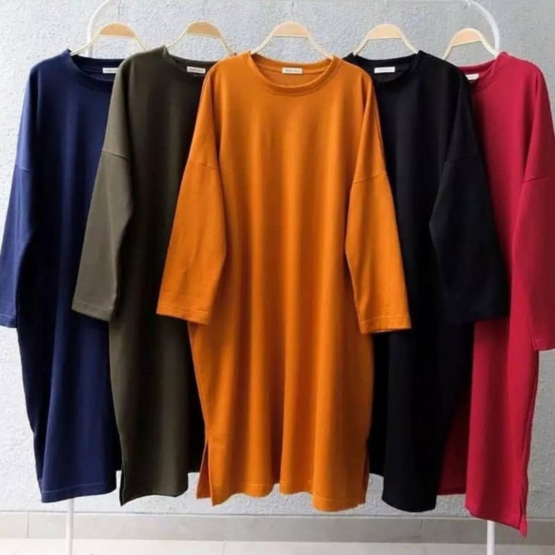 KALTIM Tunik Polos Blus Muslim 013