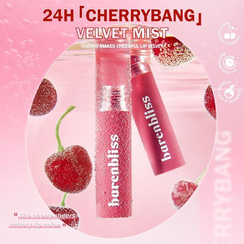 BNB barenbliss Cherry Makes Cheerful Lip Velvet korea Lipcream