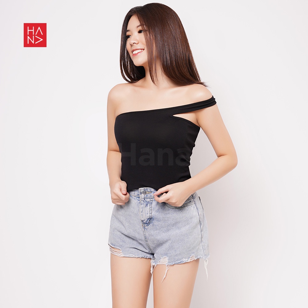 Hana Fashion JKT - Zoella Rib Tank Top Wanita - TT252