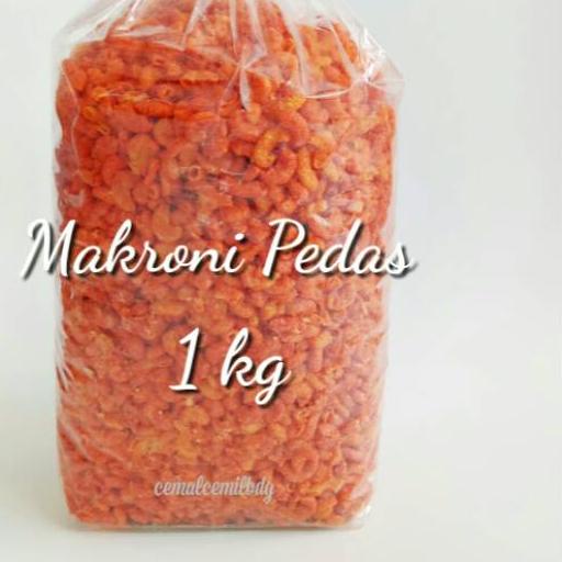 

➴ CCB - Makaroni Pedas 1 kg FREE DUS / makaroni pedas kiloan / makaroni kiloan / kiloan / makroni ✺