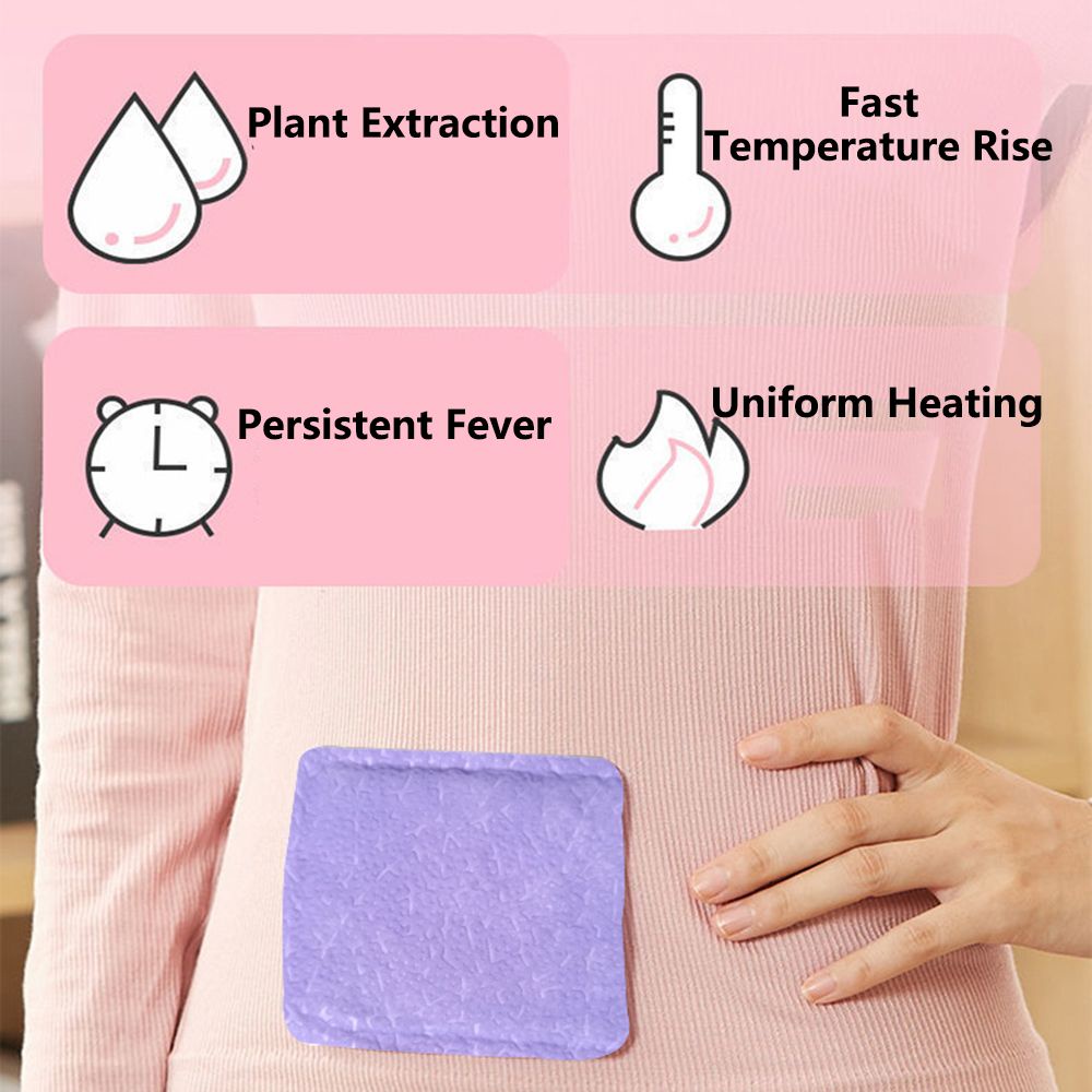 【5 Pcs/Set】Patch Perawatan Menstruasi/Sticker Kompres Hangat Haid/Patch Kompres Hangat Pereda Nyeri Haid/Menstrual Care Patch Pain Relief