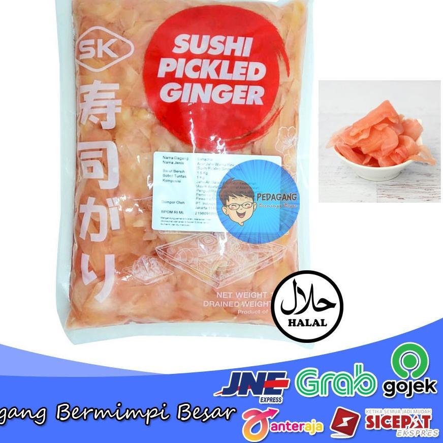 

❋ Sushi Gari Pink Sahachai 1Kg | Sushi Gari | Acar Jahe ➪