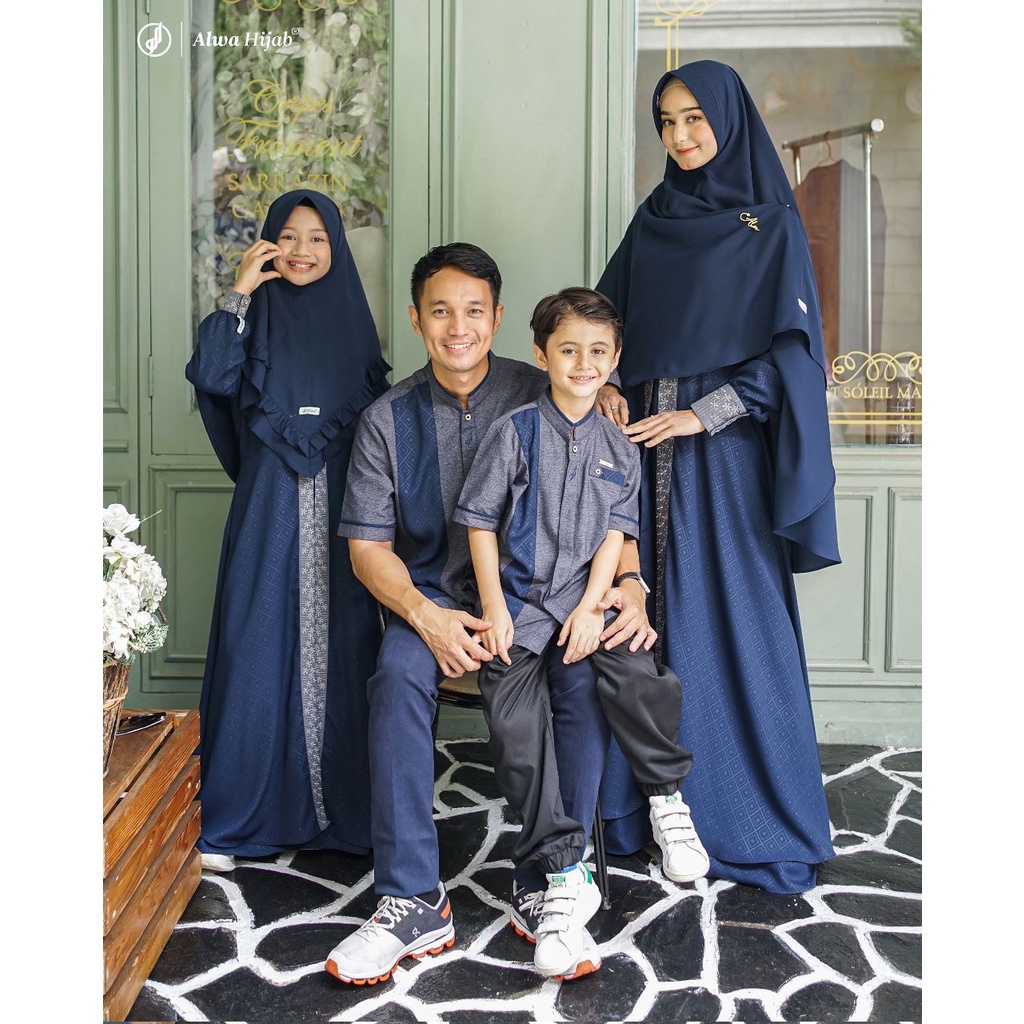 Sarimbit Keluarga. Sarimbit Lebaran. Sarimbit Glorius Raya - Alwa Hijab (PRE ORDER)