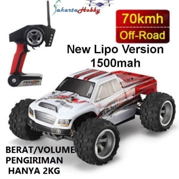 

Promo WL Toys A979B A979-B 1/18 4WD 70km/h Truck RC Car - Merah Putih Berkualitas
