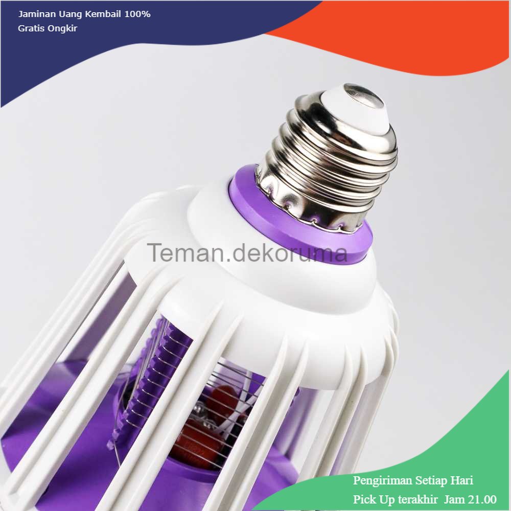 TD - LMP Lampu LED UV Anti Nyamuk Mosquito Bug Zapper Bulb 15W E27 Cool White - YC1350