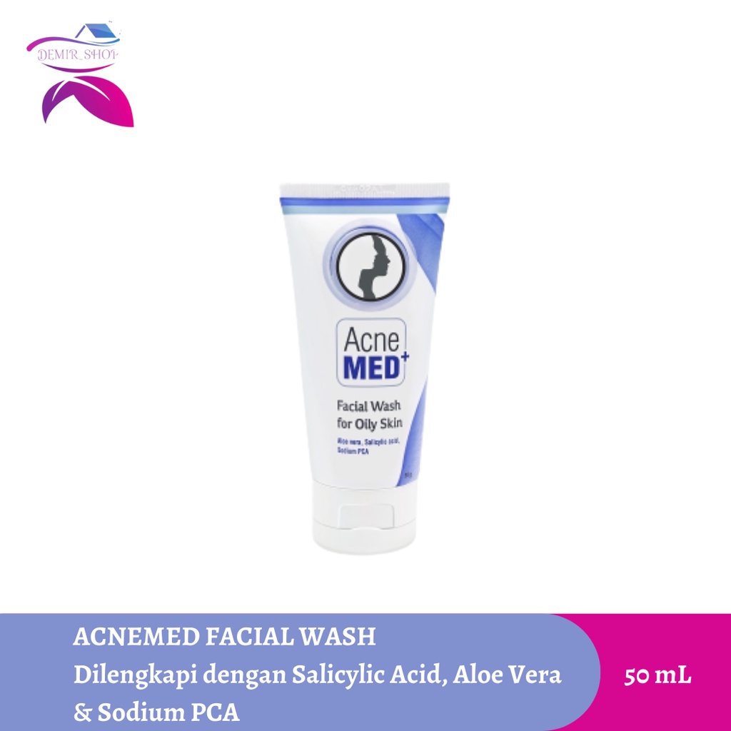 Acnemed Facial Wash for Oily Skin 50 gr - Pembersih Muka Kulit Berminyak