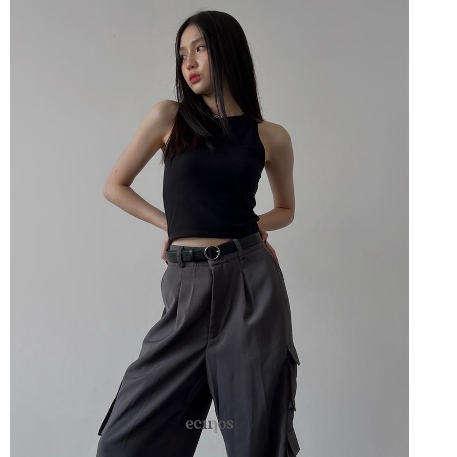 ➼ ECINOS - Racer Tank (Cropped) ✼