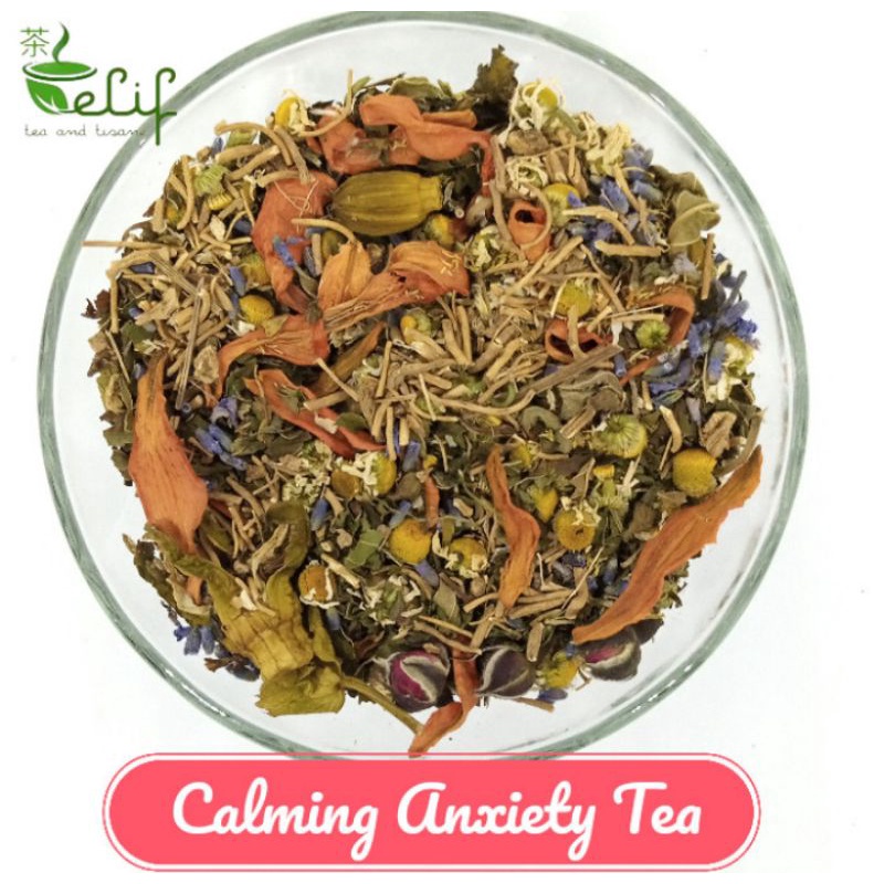 

Calming Anxiety Tea : Valerian Root Ashwagandha Passionflower Linden