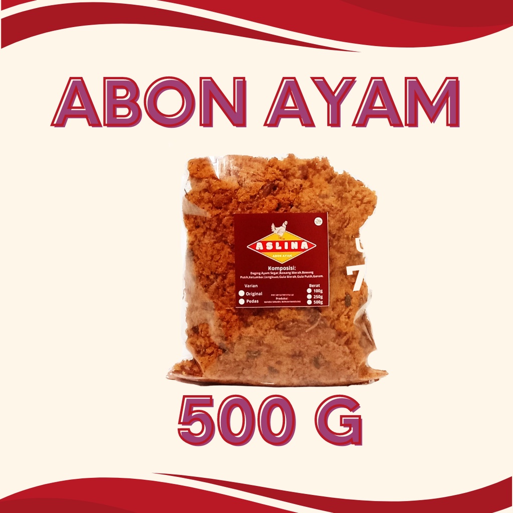 

Abon Daging Ayam Aslina 500g