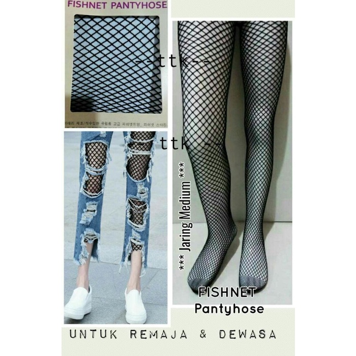 STOCKING JARING / FHISNET FASHION / STOCKING / CELANA