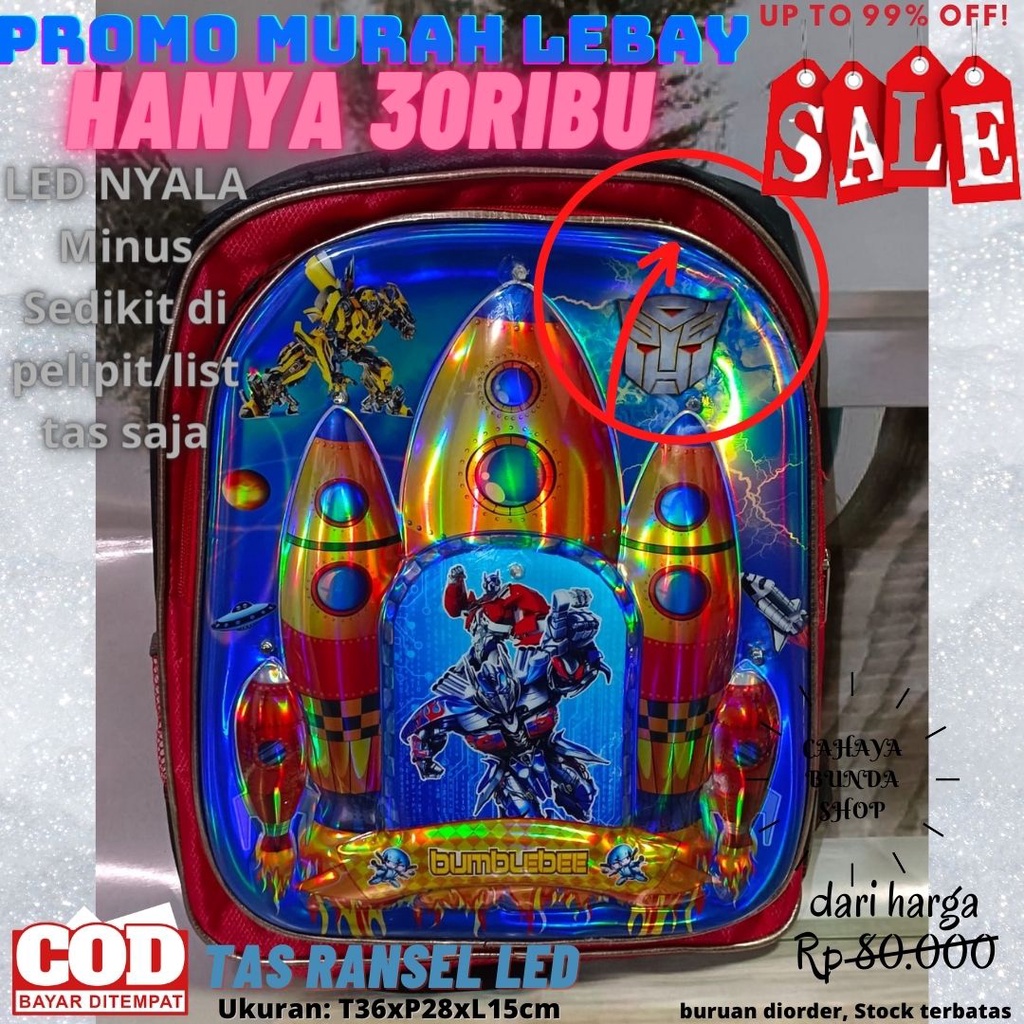 BANTING HARGA!!! Tas Ransel Anak Embos (Baca Deskripsi!!!) LOL Hello Kitty Frozen Tayo Spiderman BumbleBee Robot Tas Anak Sekolah SD Termurah CAHAYA BUNDA SHOP