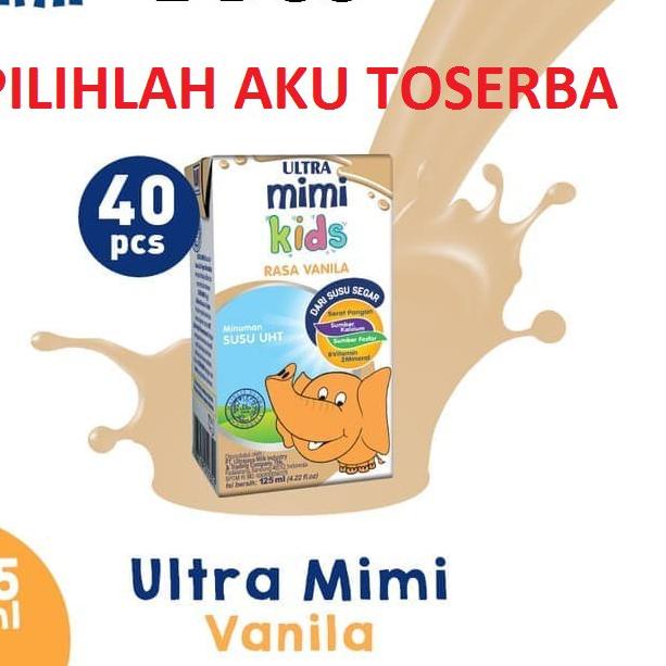 

◘ Susu Ultra Mimi Kids VANILA 125 ml - (1 DUS ISI 40) ✭