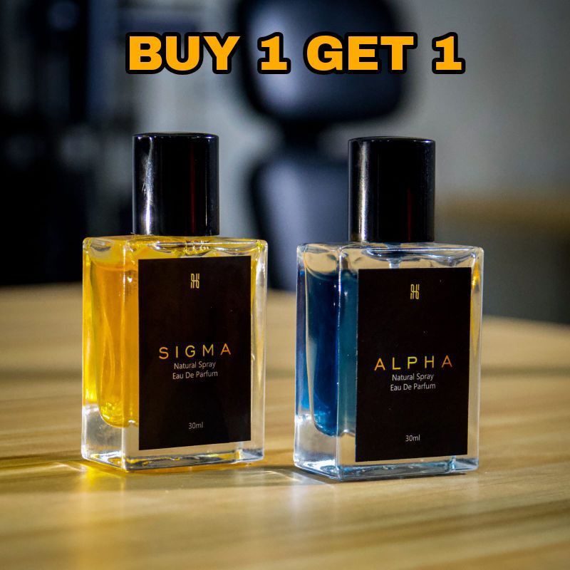 BUY 1 GET 1 HVM Sigma Alpha Ambition Ori Original Eau De Parfume