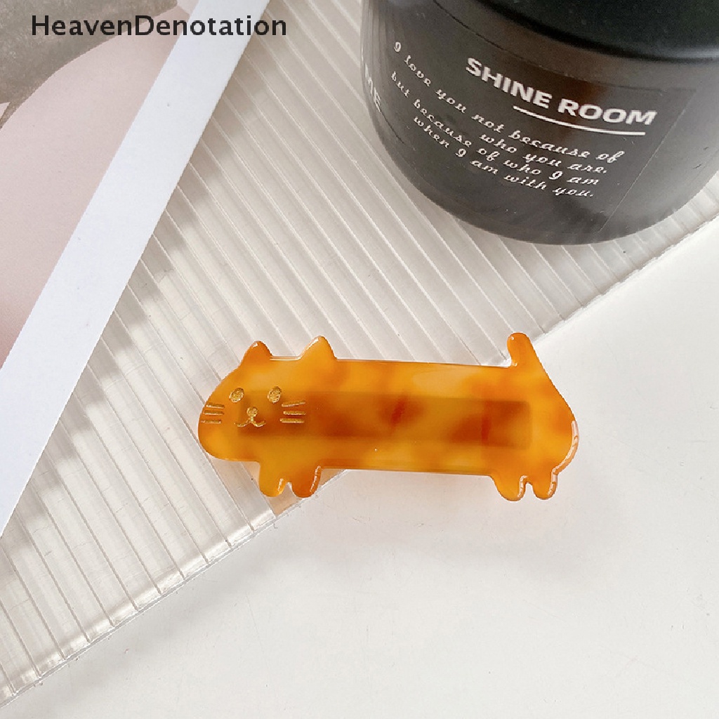 [HeavenDenotation] Pin Rambut Kucing Kartun Untuk Wanita Gadis Pesta Hair Clip Pins Aksesoris Rambut HDV