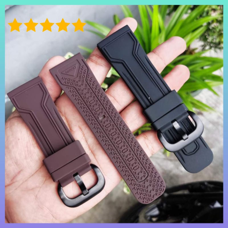 STRAP TALI JAM TANGAN RUBBER SEVEN FRIDAY 28MM