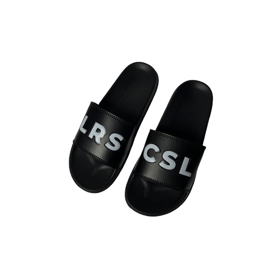 Sandal LRS Pria Wanita Step Strap Black - One Street