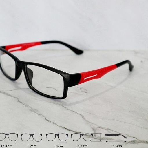 Discount⭐-Groovy Eyewear - Kacamata Arkha Kotak Lensa Minus Lensa Baca Anti Sinar Ultraviolet Supers