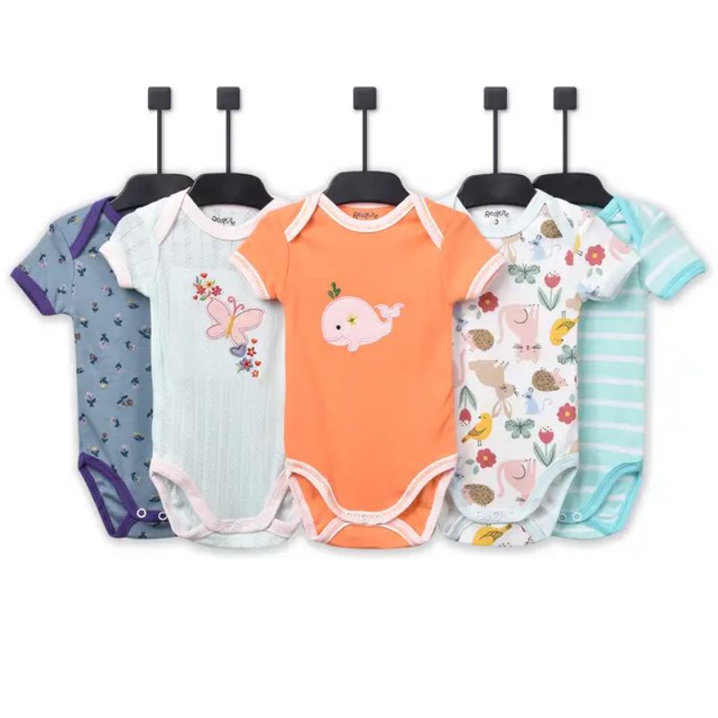 Carter Jumper Bayi Perempuan Lengan Pendek isi 5 Pcs P019