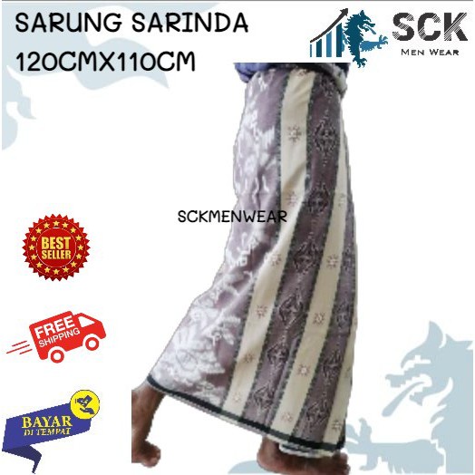 Sarung Sholat SAMARINDA DELIMA PREMIUM MIKA untuk Puasa Hadiah Lebaran 120 X 110 Corak Doby Santri / Sarung Ibadah Lebaran - sckmenwear GROSIR