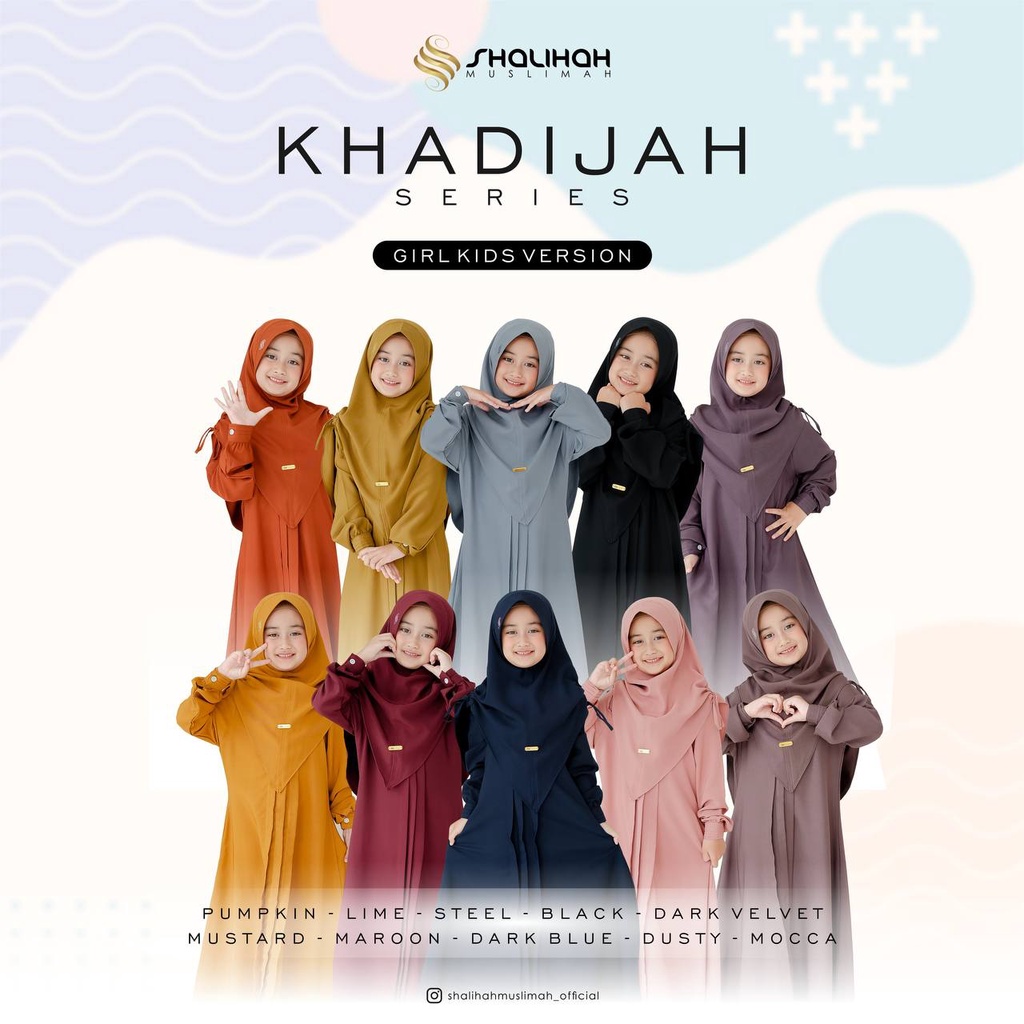 DRESS KHADIJAH KIDS By SHALIHAH MUSLIMAH