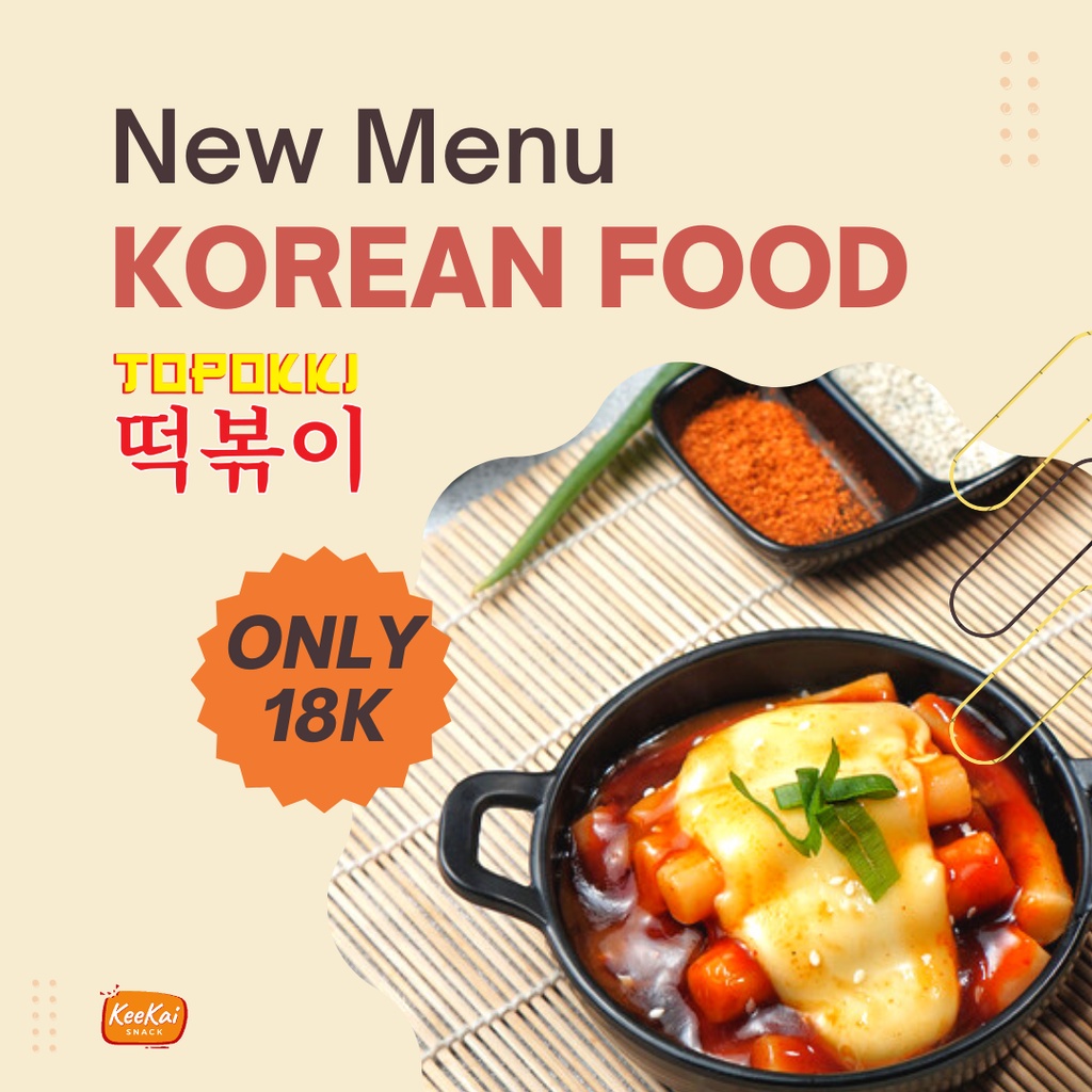 

Topoki Tteokbokki Makanan Instan Jajanan Korea Halal