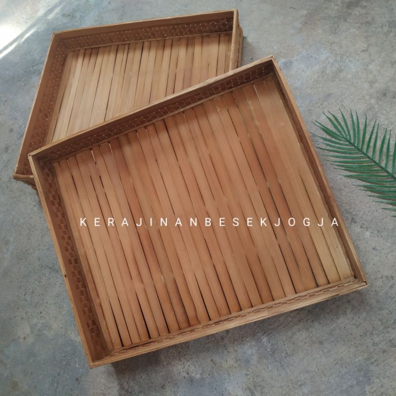 PARSEL TUMPENG 35x60 t 10cm/parsel bambu/parsel unik/anyaman bambu