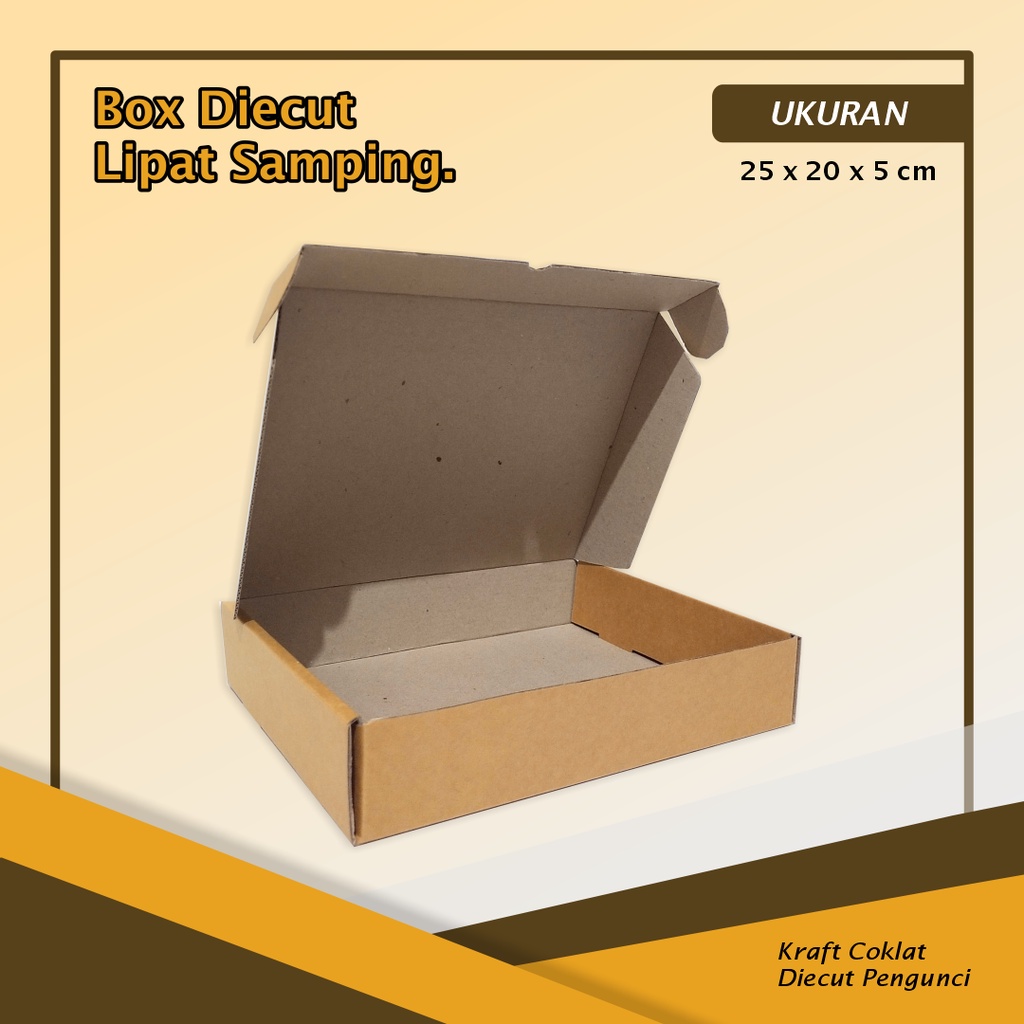 

BOX / KARDUS - Box Baju - Ukuran 25 x 20 x 5 Cm - Kardus/Baju/Karton/Hampers/Sweetpack/GiftBox