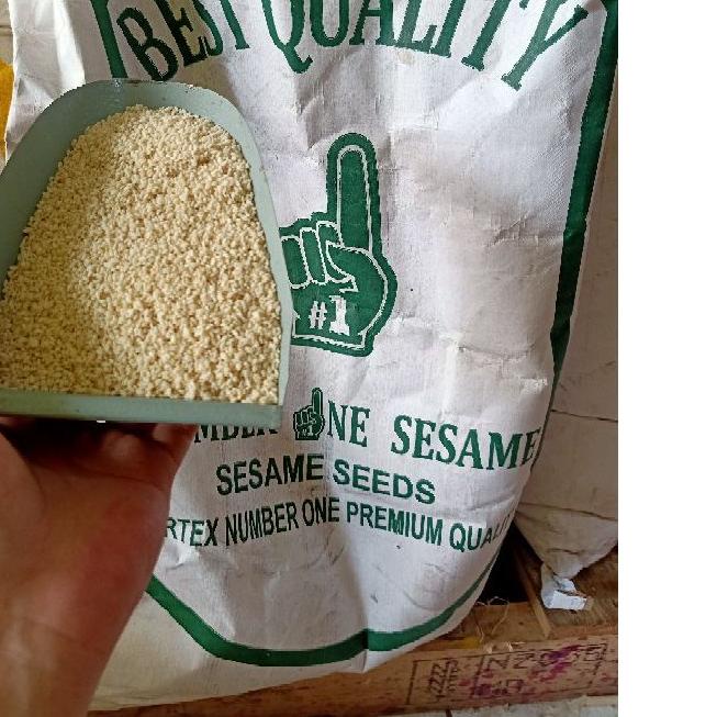 

♧ Wijen Putih Import 1kg kilo Sesame Seed Premium Quality Fresh Onde Onde DLL ➾