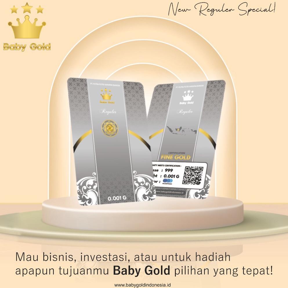 PROMO SPESIAL C79 Baby Gold Emas Mini 0,001 gram Logam Mulia 0.001 Gram ↠