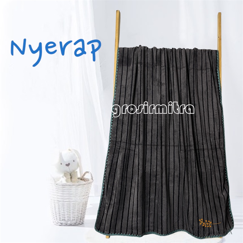 Handuk Mandi Dewasa Tebal handuk Ukuran Jumbo Dan 70x140cm Microfiber Lembut Daya Serap Tinggi SALUR