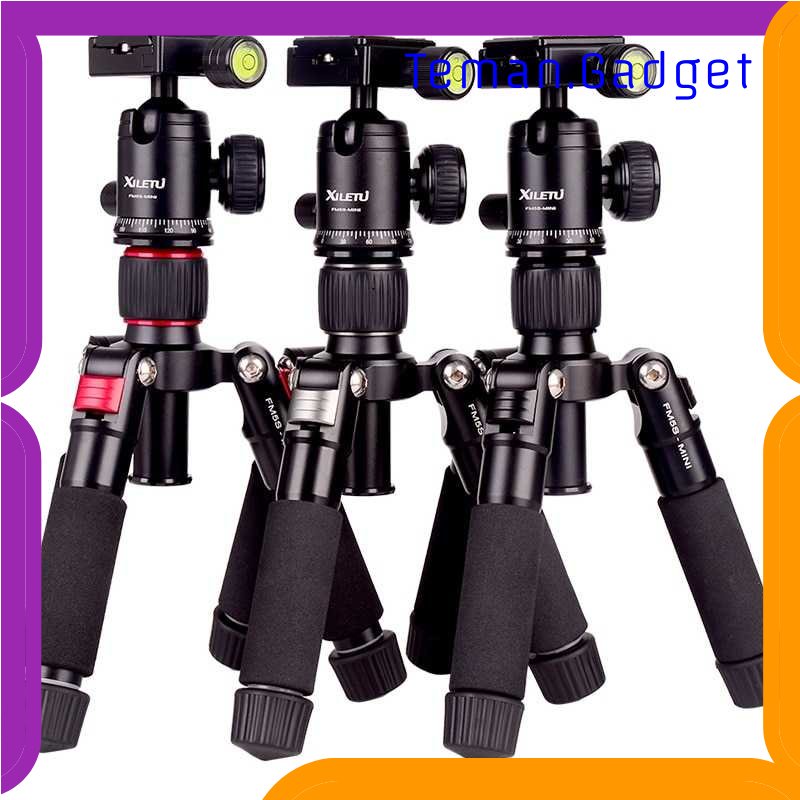 TG - KMR XILETU Tripod Mini 5 Section Portable Aluminium with Ball Head - FM5S-MINI