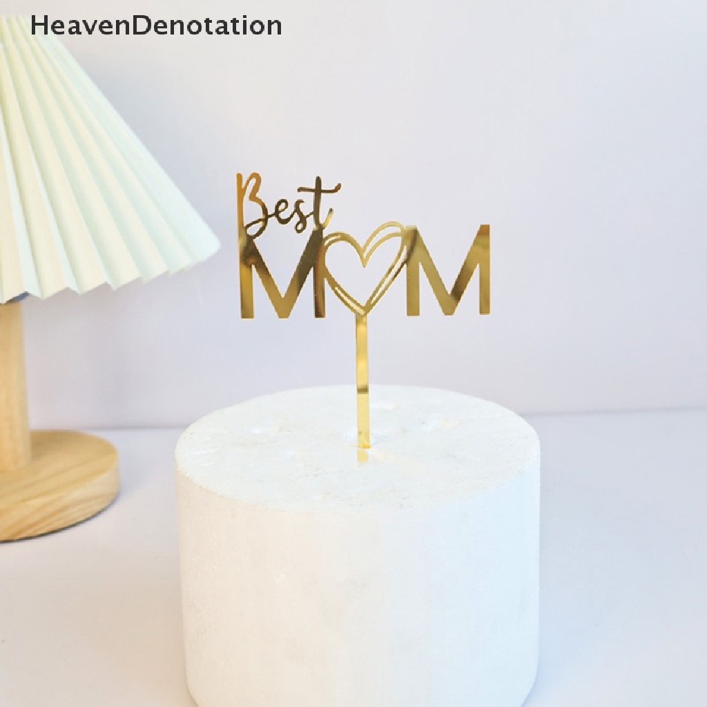 [HeavenDenotation] Cake Topper Hiasan Kue Perlengkapan Pesta Dekorasi Pesta Untuk Ibu New HDV