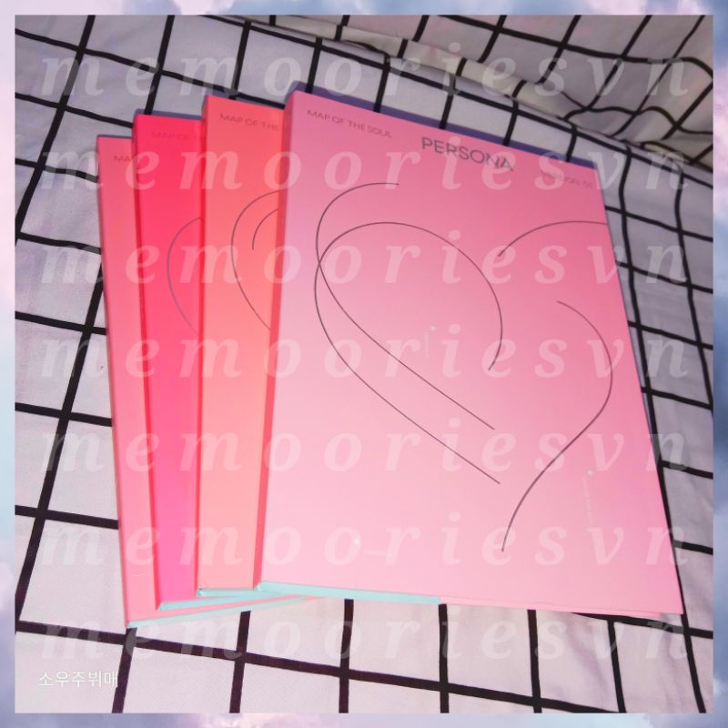 Album BTS MAP OF THE SOUL : PERSONA Ver.1/2/3/4 [unsealed] [Album Fullset/Album Only/Pc Only]