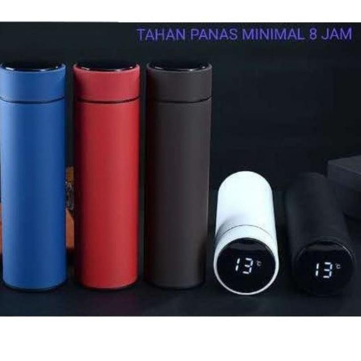 Hadir Pilihan Termos Suhu LED Doff / Rubber Dispalay LED Termos / Termos Stainless LED Suhu Doff