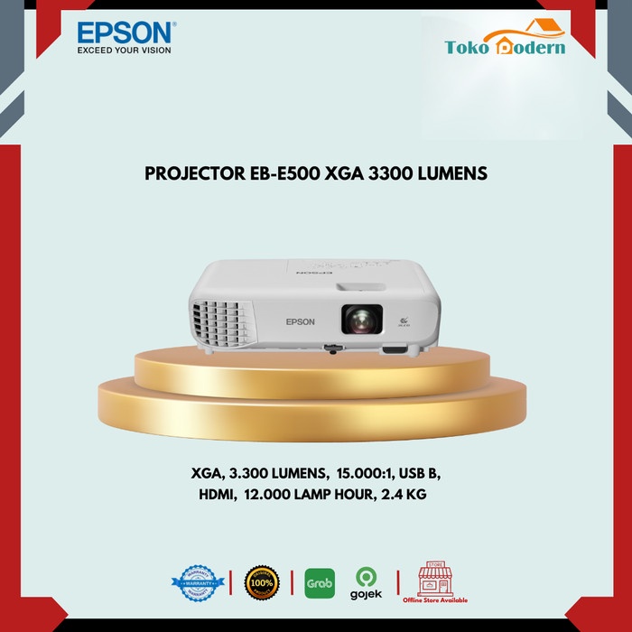

[[JNT COD]] Projector Epson EB-E500 XGA 3300 lumens - EB-E500