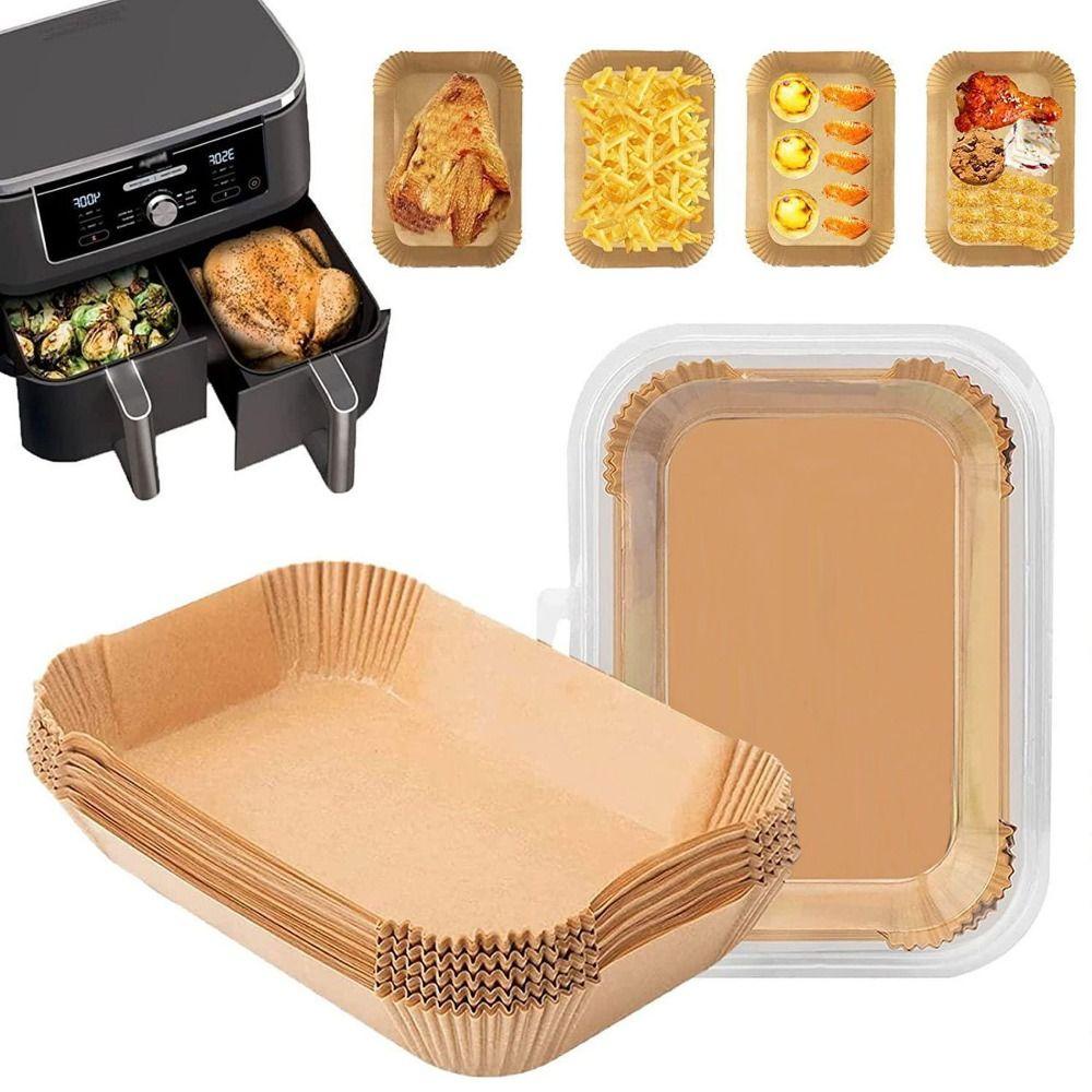 【 ELEGANT 】 Air Fryer Kertas Persegi Panjang Food Grade Penyerap Lemak Tahan Air Minyak Anti Lengket Oil proof BBQ Plate