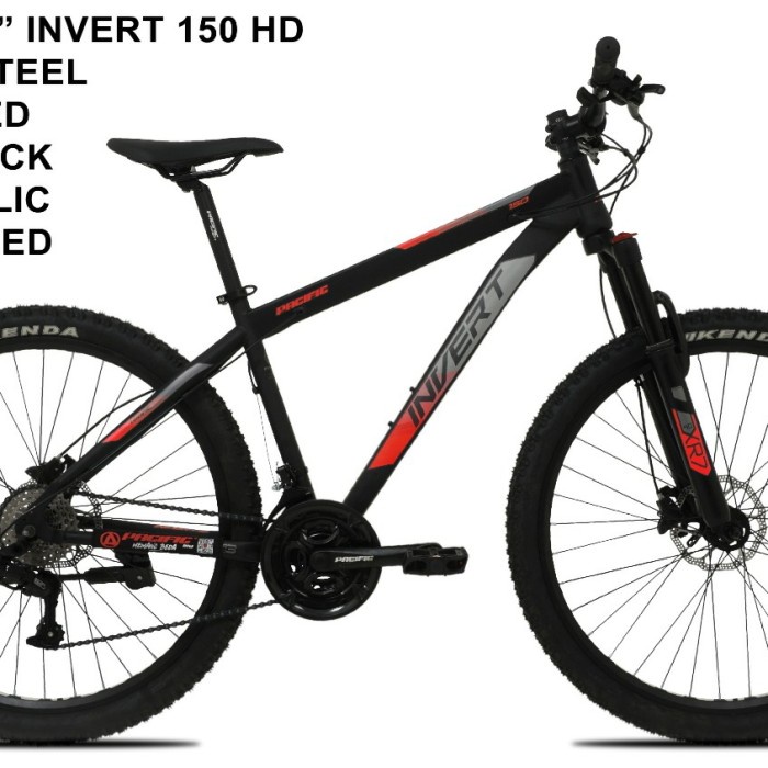 (Khusus Gojek) Sepeda Mtb 27,5" Pacific Invert 150 Hd 24 Speed #Original