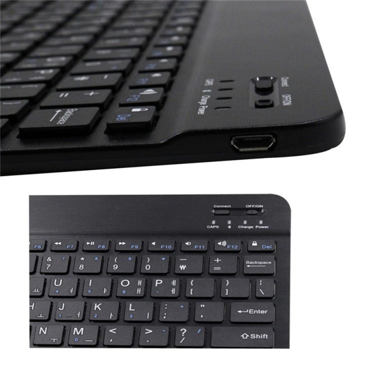 65 ROCKWARE HB030 - Universal Slim Bluetooth 3.0 Keyboard 10 inch