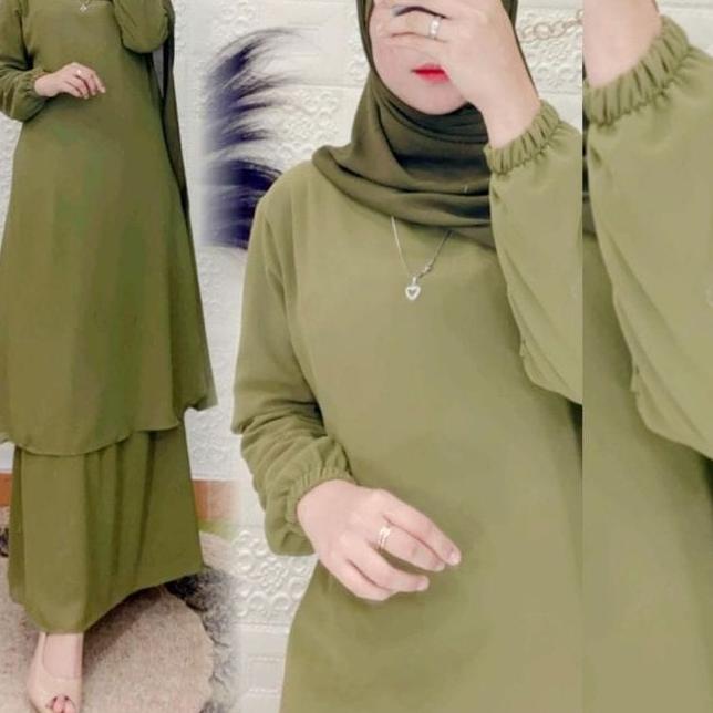 ◄ GAMIS CERUTY POLOS MALAYSIA/ MELAYU - BAHAN CERUTI + FULL PURING (COD) ✬