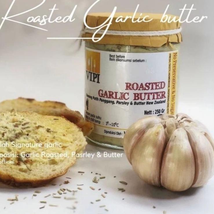 

✹ VIPI ROASTED GARLIC BUTTER NEW ZEALAND@250GRAM (BISA BUAT MPASI BAYI) ✽