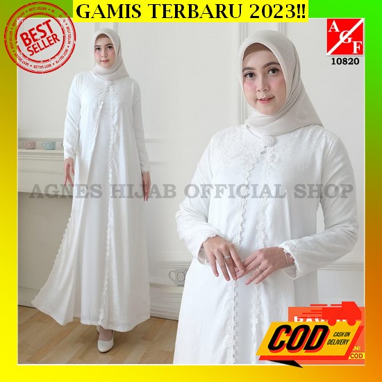 Gamis Kekinian Remaja Baju Gamis Terbaru 2023 Lebaran Wanita Baju Muslim Wanita Gamis Mewah Muslimah