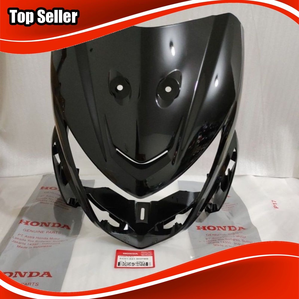Tebeng Cover Lampu Depan Panel Beat Pop Hitam Original K61 Promo Harga Murah