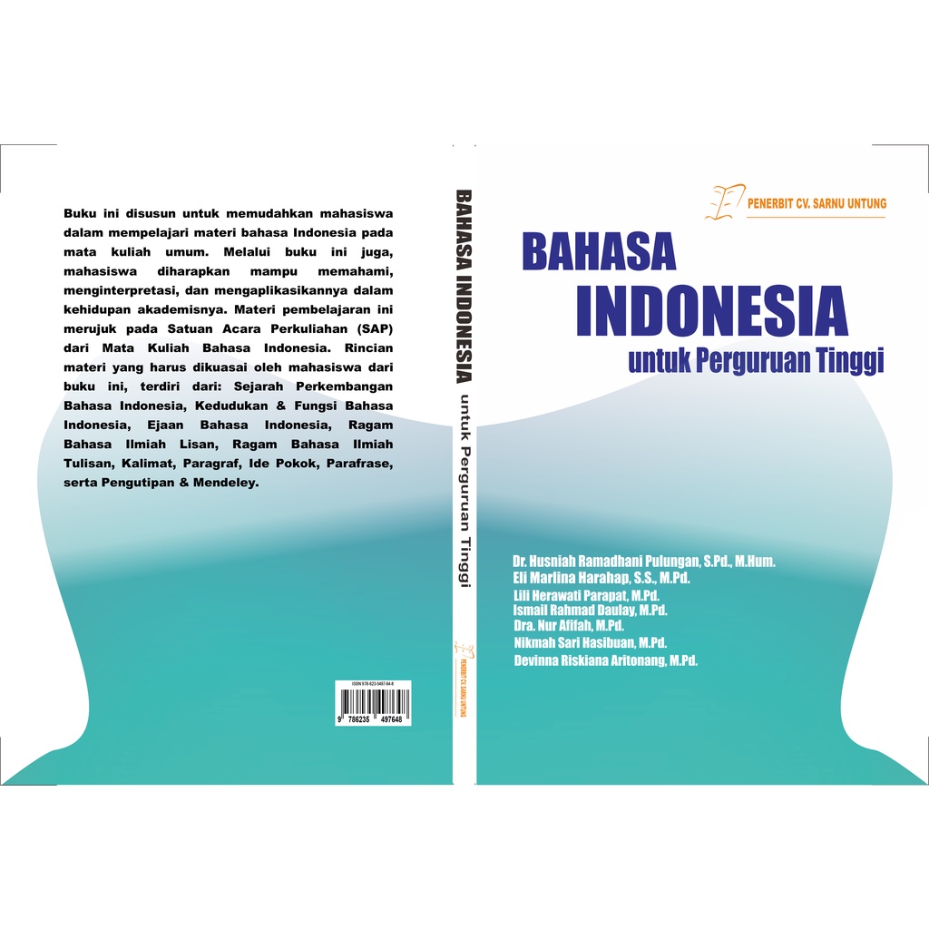 BAHASA INDONESIA   untuk Perguruan Tinggi