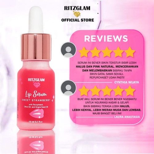 LIP SERUM RITZGLAM 10ML ORIGINAL -SERUM BIBIR - MAGIC COLOR LIPTINT