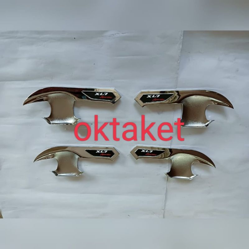 cover Outer mangkok XL7 2020 2023  sporty Hitam &amp; Chrome jsl