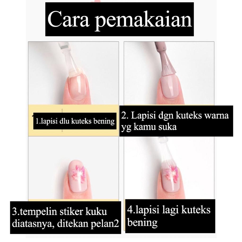 NAIL STICKER CHNL BEST SELLER / Stiker Kuku Kekinian BEST SELLER