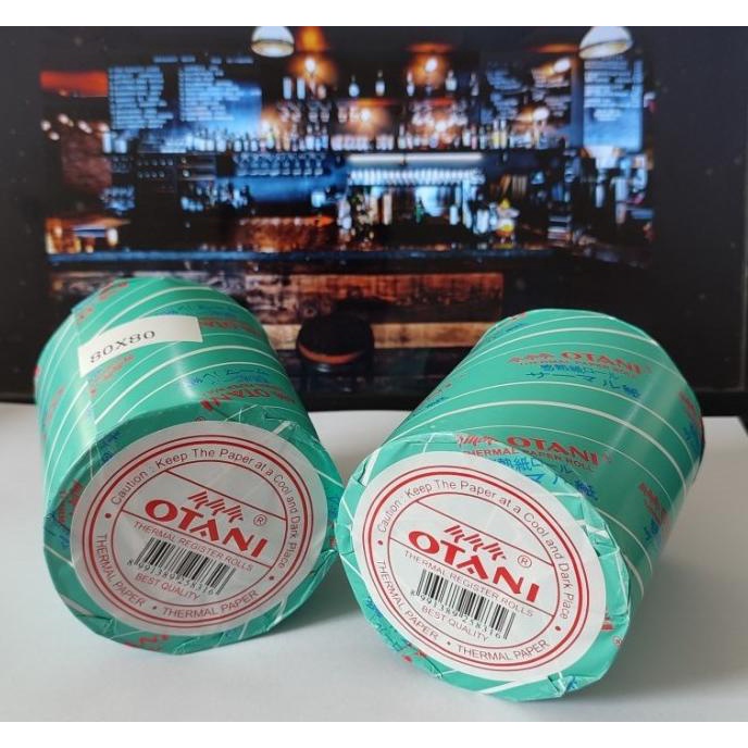 

Otani 80x80 mm Kertas Thermal Roll Printer Kasir Struk Bill 80 x 80