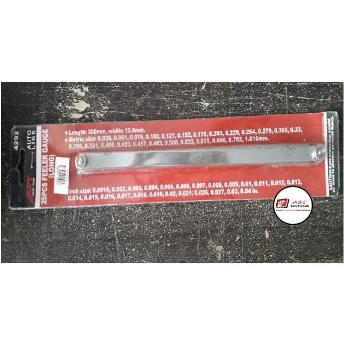 25 Pcs Feeler Gauge (Long) JTC-4292