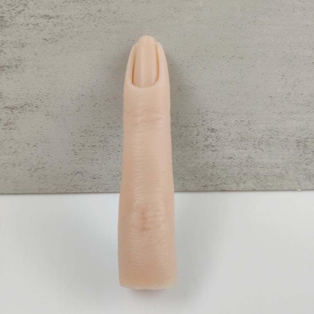 Needway   Model Jari Palsu Salon Kuku Silikon Latihan Aksesoris Sendi Dapat Ditekuk Nail Art Training Alat Display Jari Palsu