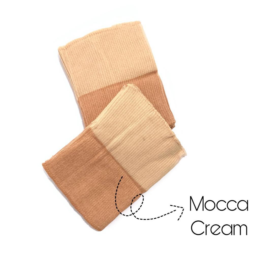 CIPUT BANDANA RAJUT 2 WARNA TERBARU / INNER 2 IN 1 INNER HIJAB ANTI PUSING